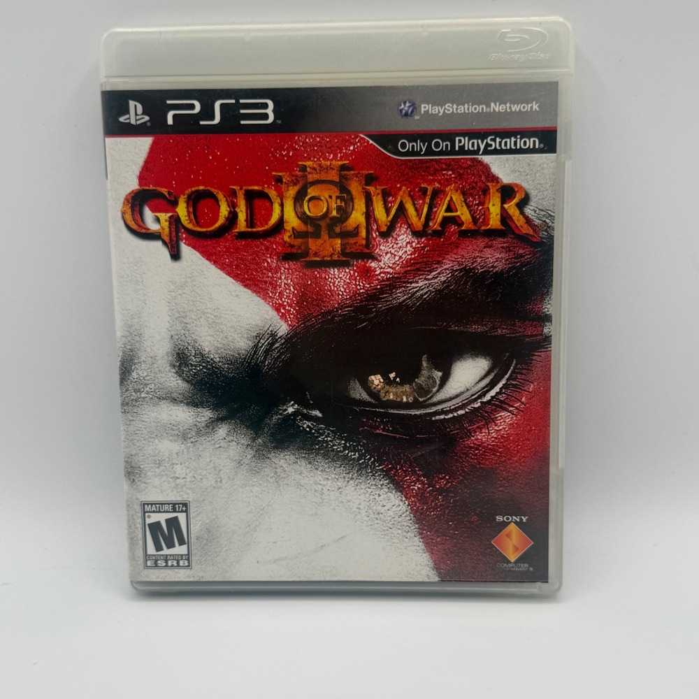 Sony God of War III PS3 N/A Red Excellent Action Adventure Game BCUS-98111